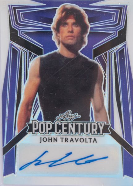 John Travolta  Card autografata - Tony Manero  Leaf - #/20  - Asta Pop Culture / Memorabilia e Card - Associazione Nazionale - Case d'Asta italiane