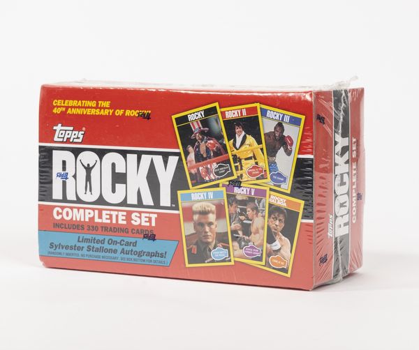 Rocky  Sylvester Stallone  Box sigillato - Topps  - Asta Pop Culture / Memorabilia e Card - Associazione Nazionale - Case d'Asta italiane