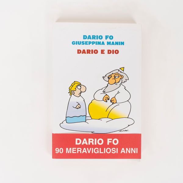 Dario Fo  Dario e Dio  - Libro autografato  - Asta Pop Culture / Memorabilia e Card - Associazione Nazionale - Case d'Asta italiane