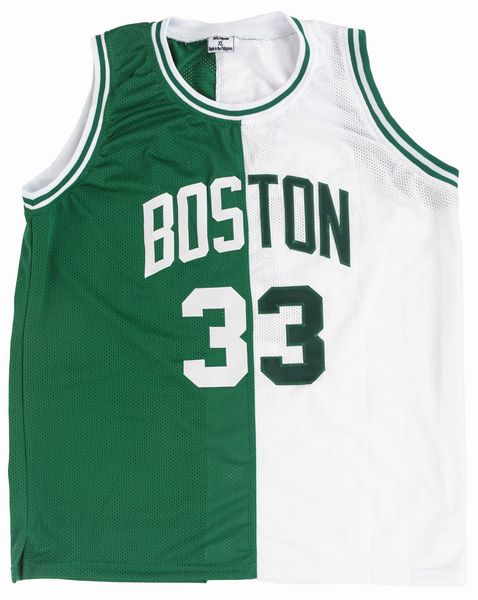 Larry Bird  Maglia autografata - Boston Celtics  Con ologramma ufficiale  - Asta Pop Culture / Memorabilia e Card - Associazione Nazionale - Case d'Asta italiane