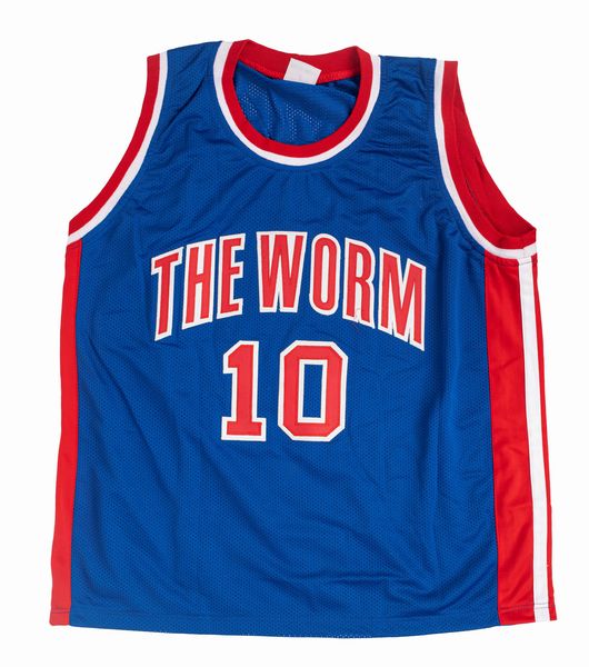 Dennis Rodman  Maglia autografata  Detroit Pistons  The Worm  Cert. JSA  - Asta Pop Culture / Memorabilia e Card - Associazione Nazionale - Case d'Asta italiane