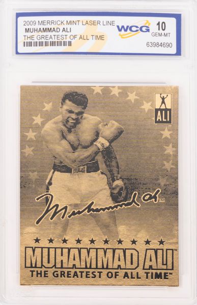 Muhammad Ali- Card a tiratura limitata - Merrick Mint  - Asta Pop Culture / Memorabilia e Card - Associazione Nazionale - Case d'Asta italiane