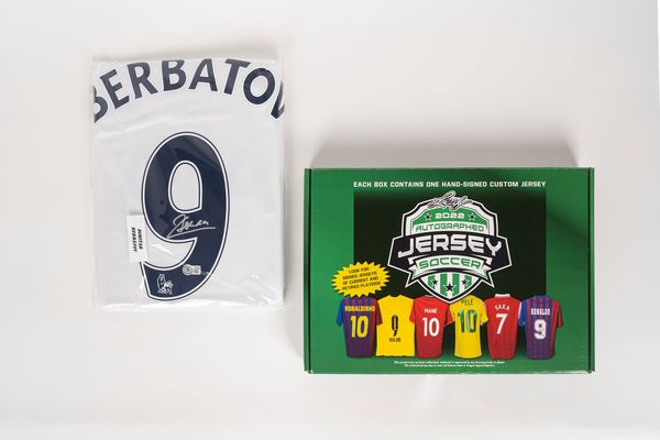 Dimitar Berbatov  Maglia autografata  Tottenham Hotspur  In scatola da collezione - Cert. Leaf e Beckett  - Asta Pop Culture / Memorabilia e Card - Associazione Nazionale - Case d'Asta italiane