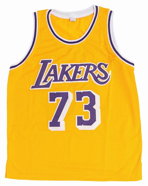 Dennis Rodman  Maglia autografata  Los Angeles Lakers  Cert. JSA  - Asta Pop Culture / Memorabilia e Card - Associazione Nazionale - Case d'Asta italiane