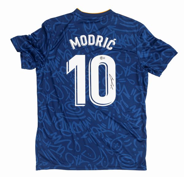 Luka Modric Maglia autografata  Real Madrid  Cert. Beckett  - Asta Pop Culture / Memorabilia e Card - Associazione Nazionale - Case d'Asta italiane