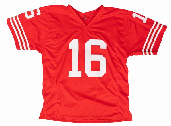 Joe Montana  Maglia autografata  San Francisco 49ers  - Asta Pop Culture / Memorabilia e Card - Associazione Nazionale - Case d'Asta italiane