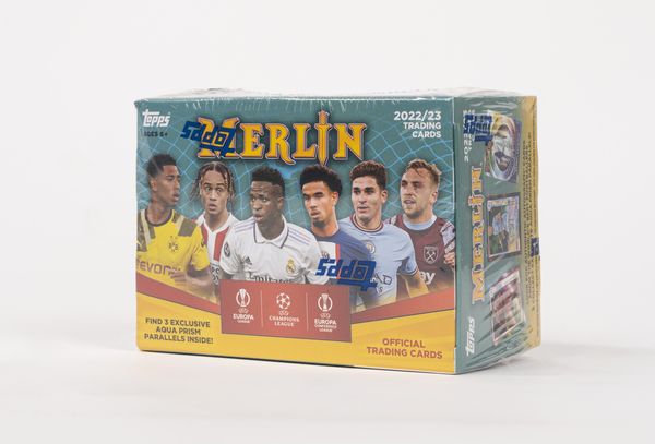 UEFA Merlin 2022-2023 Box sigillato - Topps  - Asta Pop Culture / Memorabilia e Card - Associazione Nazionale - Case d'Asta italiane