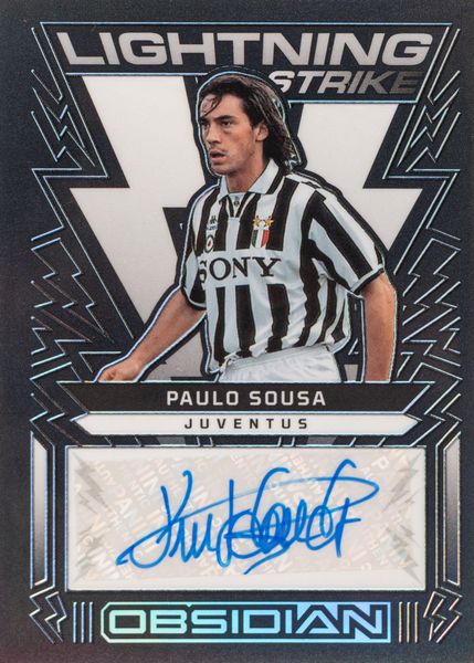 Paulo Sousa   Card autografata - Juventus  Panini Obsidian  - Asta Pop Culture / Memorabilia e Card - Associazione Nazionale - Case d'Asta italiane