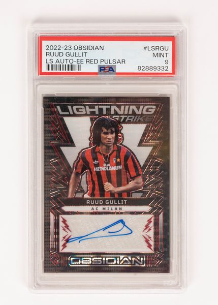 Ruud Gullit  Card autografata  Milan - Cert. PSA/DNA  - Asta Pop Culture / Memorabilia e Card - Associazione Nazionale - Case d'Asta italiane