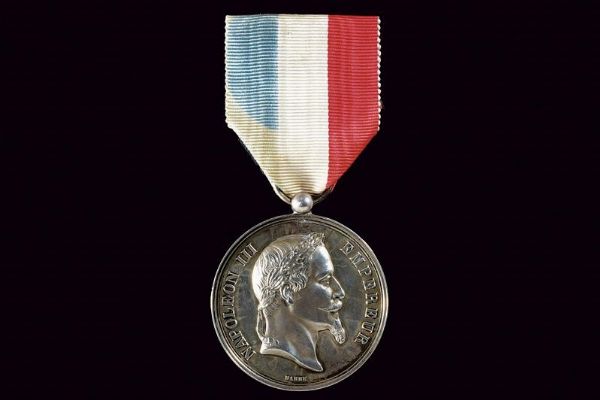 Medaglia Napoleone III (1852 - 1870) in argento  - Asta Medaglie, Ordini e Decorazioni - Associazione Nazionale - Case d'Asta italiane