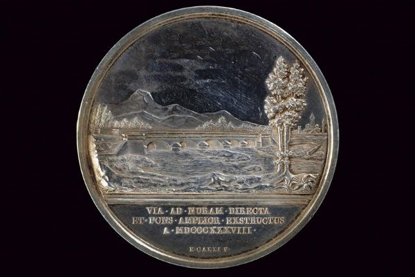 Medaglia Maria Luigia d'Austria (1815-1847) in argento  - Asta Medaglie, Ordini e Decorazioni - Associazione Nazionale - Case d'Asta italiane