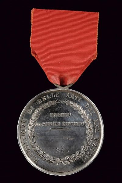 Medaglia Ferdinando II (1830-1859) in argento  - Asta Medaglie, Ordini e Decorazioni - Associazione Nazionale - Case d'Asta italiane