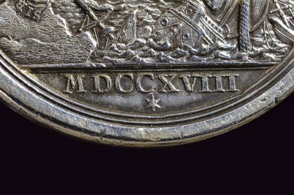 Medaglia Carlo VI in argento  - Asta Medaglie, Ordini e Decorazioni - Associazione Nazionale - Case d'Asta italiane