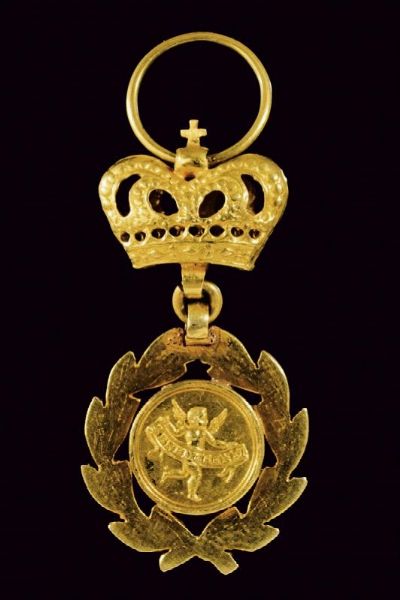 Medaglia in miniatura Gregorio XVI (1831 - 1846) Benemerenti in oro  - Asta Medaglie, Ordini e Decorazioni - Associazione Nazionale - Case d'Asta italiane