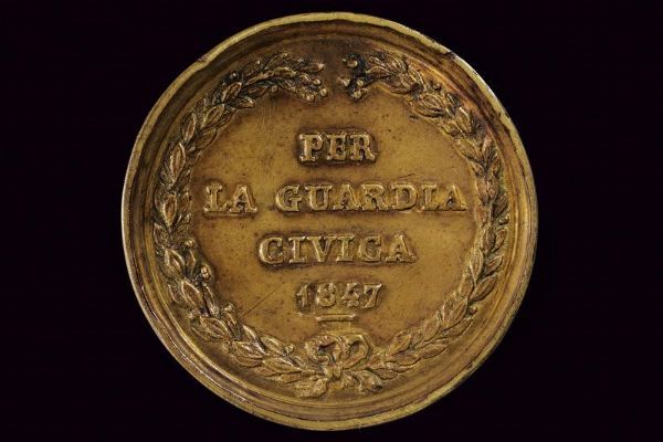 Medaglia Pio IX (1846-1878) in bronzo  - Asta Medaglie, Ordini e Decorazioni - Associazione Nazionale - Case d'Asta italiane