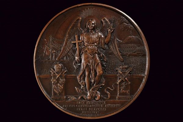 Medaglia Pio IX (1846-1878) in bronzo  - Asta Medaglie, Ordini e Decorazioni - Associazione Nazionale - Case d'Asta italiane