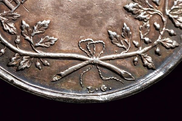 Medaglia Benemerenti Pio VII in argento  - Asta Medaglie, Ordini e Decorazioni - Associazione Nazionale - Case d'Asta italiane