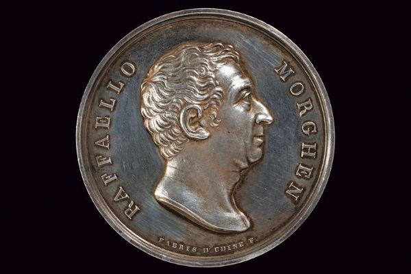 Medaglia per la morte di Raffaello Morghen (1758-1833)  - Asta Medaglie, Ordini e Decorazioni - Associazione Nazionale - Case d'Asta italiane