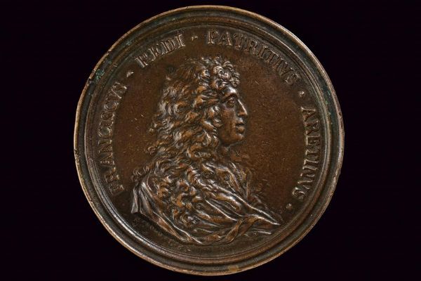 Medaglia in bronzo Francesco Reti (1616-1698)  - Asta Medaglie, Ordini e Decorazioni - Associazione Nazionale - Case d'Asta italiane