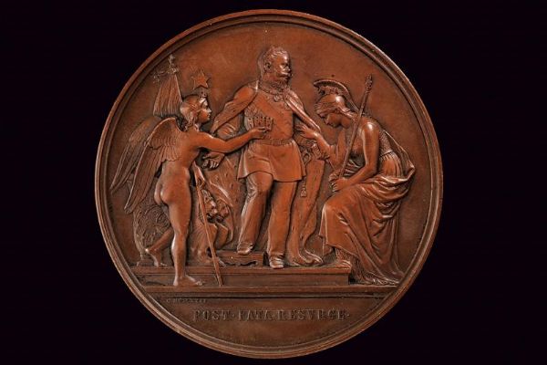 Medaglia Vittorio Emanuele II (1861 - 1878) in bronzo  - Asta Medaglie, Ordini e Decorazioni - Associazione Nazionale - Case d'Asta italiane