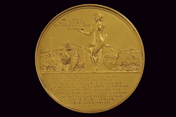 Medaglia per il 500° anniversario dell'ordine San Maurizio, Vittorio Emanuele III (1900-46)  - Asta Medaglie, Ordini e Decorazioni - Associazione Nazionale - Case d'Asta italiane