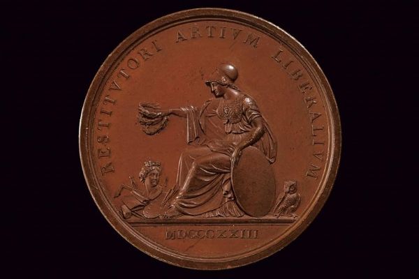 Medaglia Carlo Felice di Savoia (1821 - 1831) in bronzo  - Asta Medaglie, Ordini e Decorazioni - Associazione Nazionale - Case d'Asta italiane