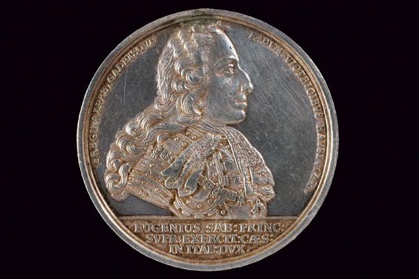 Medaglia per la battaglia presso il Fiume Athesis, Vittorio Amedeo II di Savoia (1675-1730)  - Asta Medaglie, Ordini e Decorazioni - Associazione Nazionale - Case d'Asta italiane