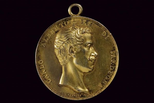 Medaglia Carlo Alberto (1831-49)  - Asta Medaglie, Ordini e Decorazioni - Associazione Nazionale - Case d'Asta italiane