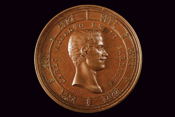 Medaglia di Carlo Alberto (1831-49) Je atans mon astre  - Asta Medaglie, Ordini e Decorazioni - Associazione Nazionale - Case d'Asta italiane