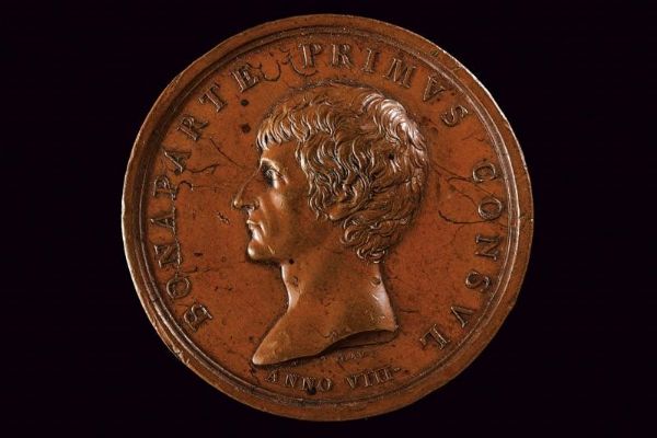 Medaglia Napoleone Primo Console (1796-1804)  - Asta Medaglie, Ordini e Decorazioni - Associazione Nazionale - Case d'Asta italiane