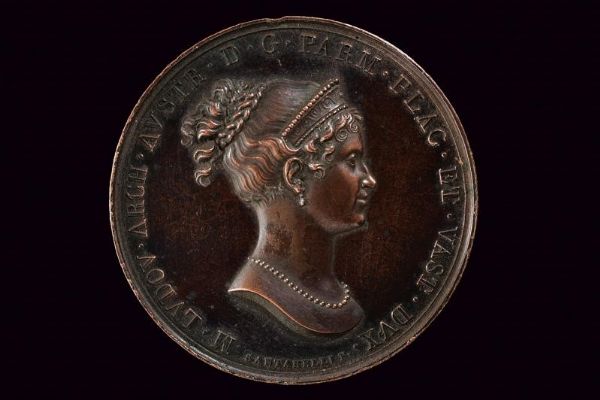 Medaglia Maria Luigia d'Austria (1815-1847) in bronzo  - Asta Medaglie, Ordini e Decorazioni - Associazione Nazionale - Case d'Asta italiane