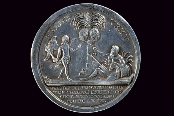 Medaglia Maria Amelia (1746-1804) in argento  - Asta Medaglie, Ordini e Decorazioni - Associazione Nazionale - Case d'Asta italiane