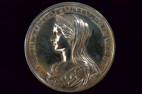 Medaglia Maria Luigia d'Austria (1815-1847) in argento  - Asta Medaglie, Ordini e Decorazioni - Associazione Nazionale - Case d'Asta italiane