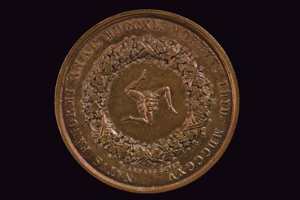 Medaglia Giovanni Meli, Ferdinando II (1830-59)  - Asta Medaglie, Ordini e Decorazioni - Associazione Nazionale - Case d'Asta italiane