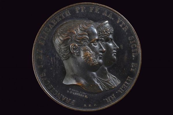 Medaglia per l'incoronazione di Francesco I (1825-30)  - Asta Medaglie, Ordini e Decorazioni - Associazione Nazionale - Case d'Asta italiane