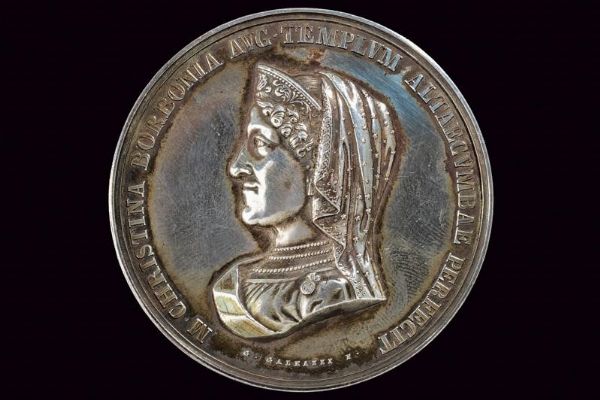 Medaglia Maria Cristina di Borbone Regina delle Due Sicilie (1806-1878)  - Asta Medaglie, Ordini e Decorazioni - Associazione Nazionale - Case d'Asta italiane