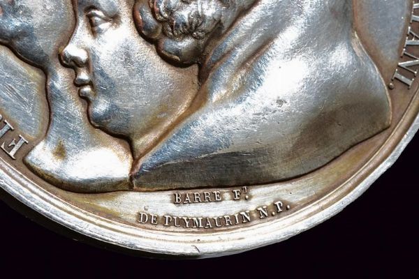 Medaglia per il convegno di Grenoble e riunione di undici membri della famiglia dei Borbone  - Asta Medaglie, Ordini e Decorazioni - Associazione Nazionale - Case d'Asta italiane