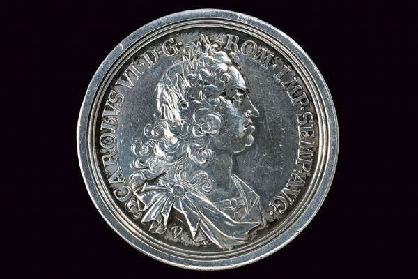 Medaglia Carlo VI (1711-1740) in argento  - Asta Medaglie, Ordini e Decorazioni - Associazione Nazionale - Case d'Asta italiane