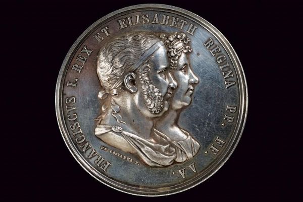 Medaglia per il concilio provinciale Palermitano, Francesco I (1825-30)  - Asta Medaglie, Ordini e Decorazioni - Associazione Nazionale - Case d'Asta italiane