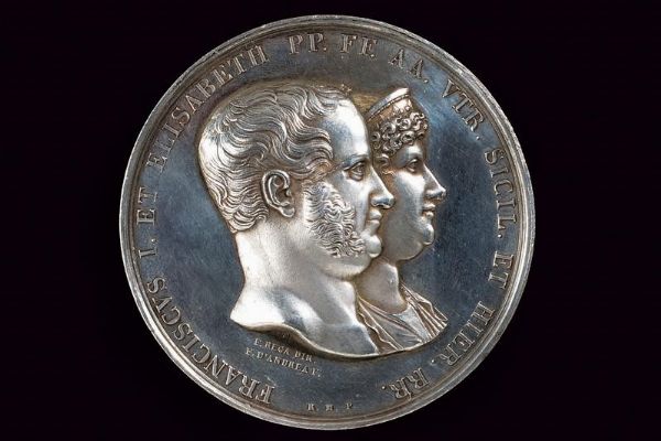 Medaglia per l'incoronazione di Francesco I (1825-30)  - Asta Medaglie, Ordini e Decorazioni - Associazione Nazionale - Case d'Asta italiane