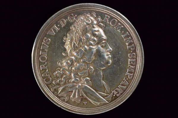 Medaglia Carlo VI (1711-1740) in argento  - Asta Medaglie, Ordini e Decorazioni - Associazione Nazionale - Case d'Asta italiane