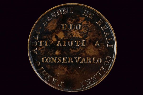 Medaglia premio collegi reali, Gioacchino Murat (1808-15)  - Asta Medaglie, Ordini e Decorazioni - Associazione Nazionale - Case d'Asta italiane