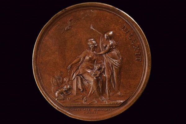 Medaglia commemorativa Livia Doria Carafa, Ferdinando IV (1759-1816)  - Asta Medaglie, Ordini e Decorazioni - Associazione Nazionale - Case d'Asta italiane