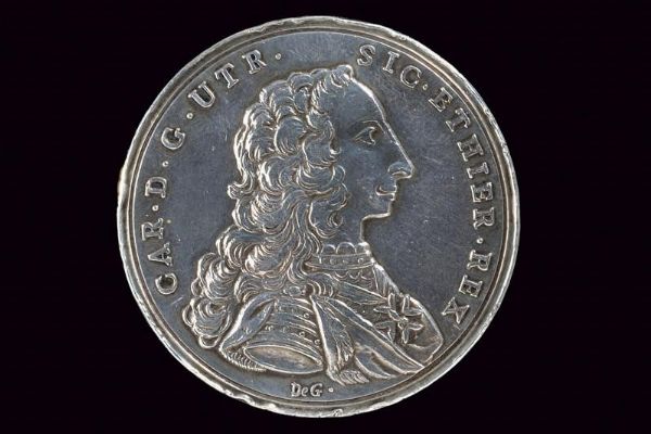 Medaglia Carlo di Borbone (1735-1759) in argento  - Asta Medaglie, Ordini e Decorazioni - Associazione Nazionale - Case d'Asta italiane