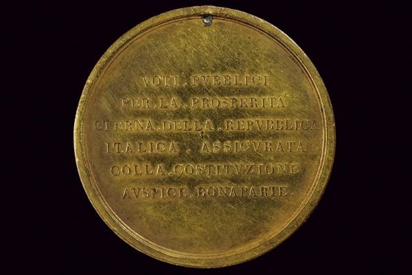 Medaglia per i comizi di Lione 1802  - Asta Medaglie, Ordini e Decorazioni - Associazione Nazionale - Case d'Asta italiane