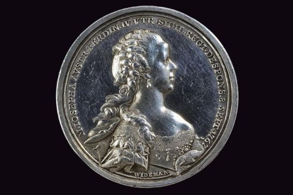 Medaglia Ferdinando IV (1759 - 1816) in argento  - Asta Medaglie, Ordini e Decorazioni - Associazione Nazionale - Case d'Asta italiane