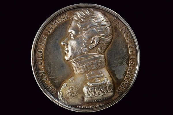 Medaglia presa del Trocadero, Carlo Alberto di Savoia  - Asta Medaglie, Ordini e Decorazioni - Associazione Nazionale - Case d'Asta italiane