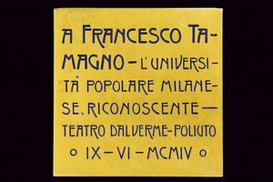 Tamagno, Francesco  - Asta Medaglie, Ordini e Decorazioni - Associazione Nazionale - Case d'Asta italiane