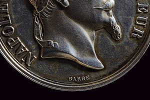 Medaglia Napoleone III (1852 - 1870) in argento  - Asta Medaglie, Ordini e Decorazioni - Associazione Nazionale - Case d'Asta italiane