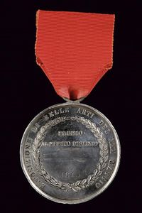 Medaglia Ferdinando II (1830-1859) in argento  - Asta Medaglie, Ordini e Decorazioni - Associazione Nazionale - Case d'Asta italiane